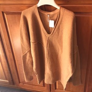 Free people Aurora cashmere tunic Sweater